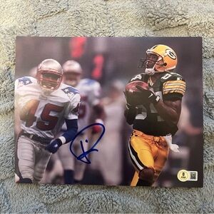 Andre Rison Green Bay Packers Signed Autographed Photo 8x10 Beckett Witnessed